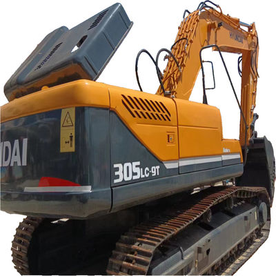 30500 KG Peso de la máquina Hyundai305LC-9 Excavadora de rastreo 215 kw Excavadora usada Hyundai