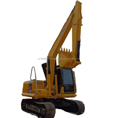 Excavadora usada Komatsu PC130 de 13 toneladas en Shanghai Excavadora de segunda mano con válvula original
