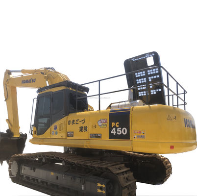Excavadora usada Komatsu PC450 2016 Japón Máquina de rastreo hidráulico Peso 40000 KG