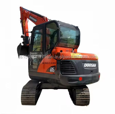 DOOSAN DX60 excavadora y máquina de construcción hidráulica con 0-2000 horas de trabajo en 2016