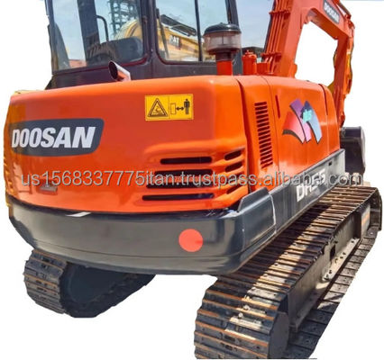 Excavadora DOOSAN DH55 original de cilindro hidráulico con gran eficiencia y rendimiento