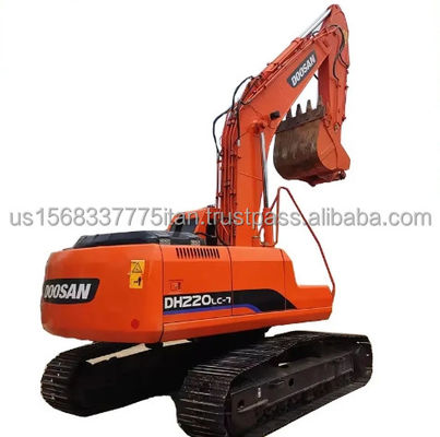 cilindro hidráulico original Doosan DH220 con gran y multifunción de la excavadora usada