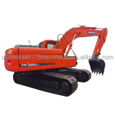 Doosan DX225 Excavadora de 25 toneladas Maquinaria de construcción usada con años de experiencia