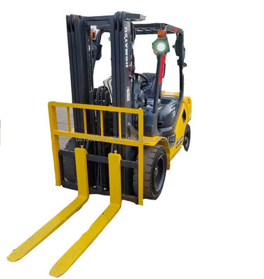 Camioneta de montacargas original Komatsu 30 Camión de montacargas usado con longitud de horquilla de 1000 mm y motor diesel