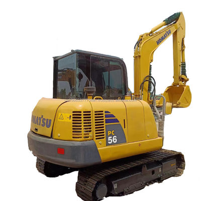 Equipo de excavadora usado Komatsu PC56-7 Excavadora de 5 toneladas con capacidad de cubo de 0.22M3