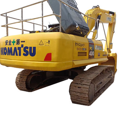 40T Excavadora Komatsu PC400 de segunda mano con válvula hidráulica original y horas de trabajo bajas