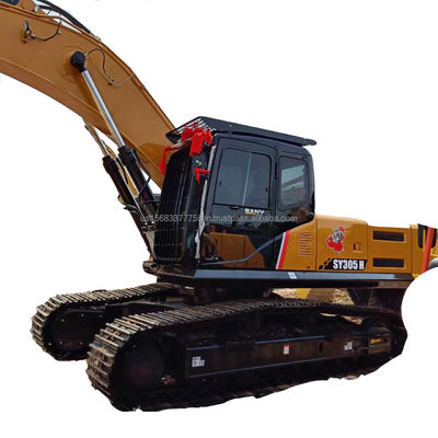 Excavadora SANY SY305H con capacidad de cubo de 1.8M3 y cilindro hidráulico original