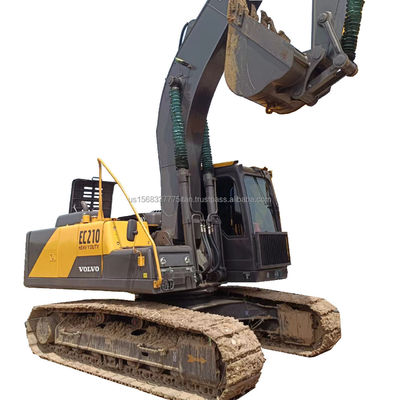 Excavadora VOLVO EC210 usada con válvula hidráulica original y 0-2000 horas de trabajo