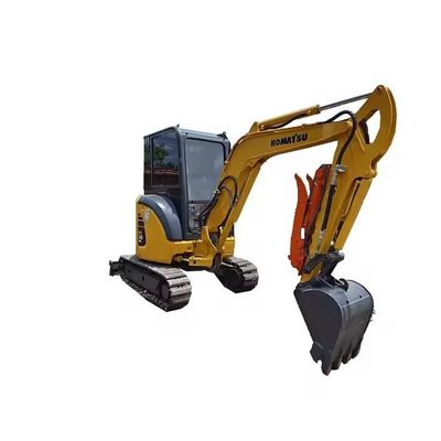 0.2M3 Capacidad de cubo Excavadora Komatsu PC35 Mini utilizada desde 2016 para la construcción
