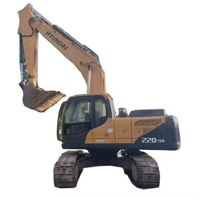 Excavadora Hyundai 220LC-9S de 2022 modelo usado con bomba hidráulica original y motor Ce