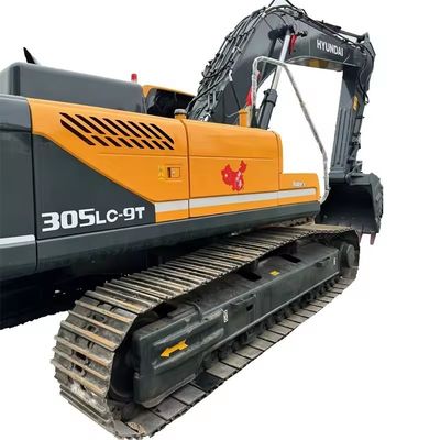 Excavadora Hyundai 305LC-9T asequible con cilindro hidráulico y motor originales