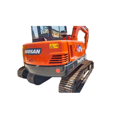 Excavadora Doosan DH55 5.5TON con cilindro hidráulico original y horas de trabajo bajas