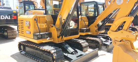 Excavadora CAT 306 original usada con cilindro hidráulico original en buen estado