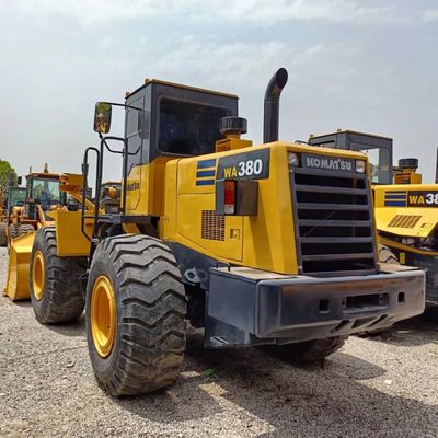 Original de Japón usado KOMATSU WA380 cargador con y original válvula hidráulica