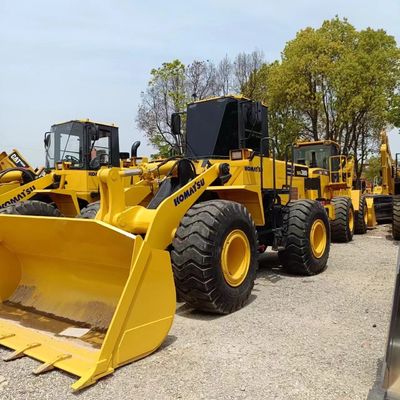 Original de Japón usado KOMATSU WA380 cargador con y original válvula hidráulica