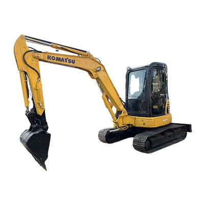 Excavadora Komatsu PC50 de segunda mano con buen rendimiento y 5000 KG de peso de la máquina
