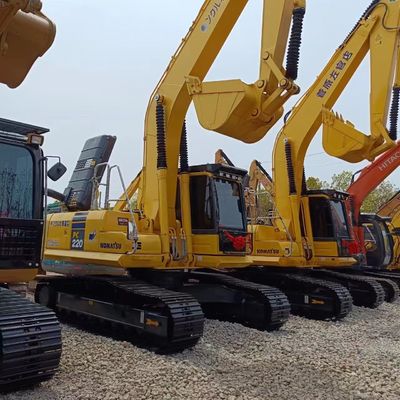 Excavadora original Komatsu PC220 con 0-2000 horas de trabajo y 22000 kg de peso de la máquina