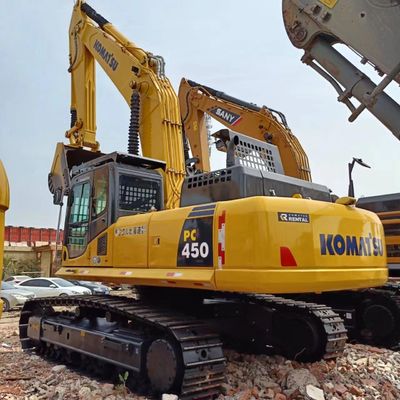 2016 año cilindro hidráulico original de segunda mano Komatsu PC450 Excavadora para proyectos