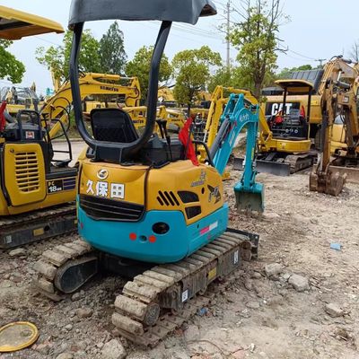 KUBOTA U17 mini excavadora de segunda mano excavadora 0-2000 horas de trabajo original válvula hidráulica