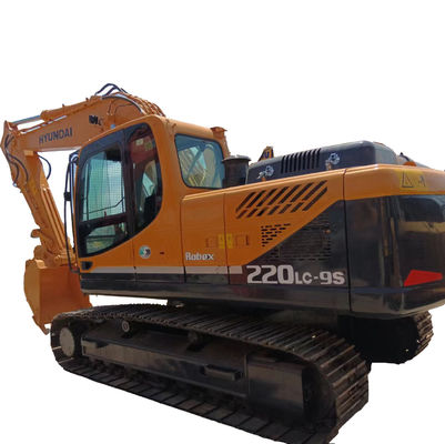 Excavadora Hyundai 220LC-9S usada con capacidad de cubo de 1,22M3 y bajas horas de trabajo