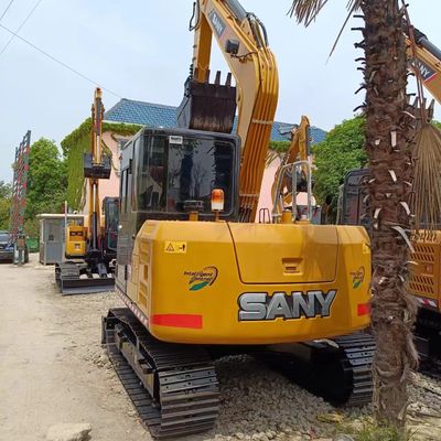 SANY SY75C excavadora de segunda mano bomba hidráulica casi original máquina de movimiento rápido