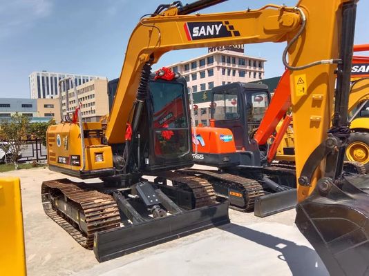 0.32M3 Capacidad de cubo Sany SY75C Pro Excavadora Original cilindro hidráulico y derecho