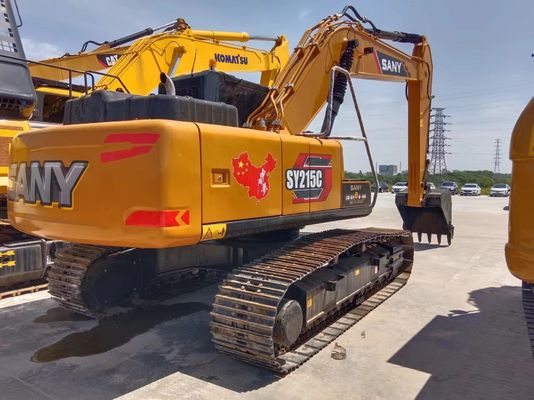 SANY SY215C SY215 Excavadora movimiento de tierra de segunda mano con válvula hidráulica original