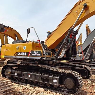 30.5ton Usado Sany 305H Gran excavadora de rastreo con pintura original 212 kw 30.5ton