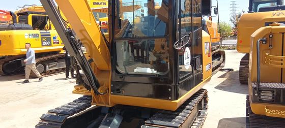 Máquina de excavación de tierra con cilindro hidráulico original CAT 306 de segunda mano
