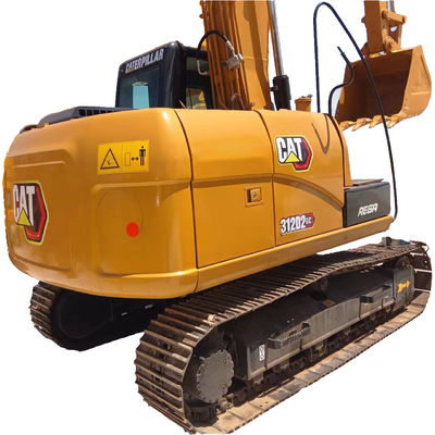 Peso de trabajo 12 toneladas CAT 312 312D Excavadora 2016 Excavadora usada Máquina de orugas