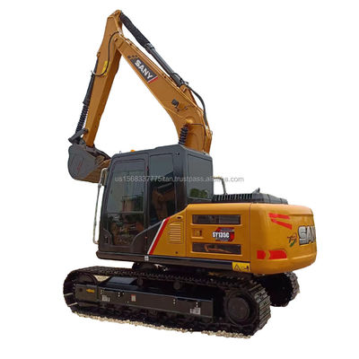 Excavadora SANY SY135C con cilindro hidráulico original y excelente rendimiento