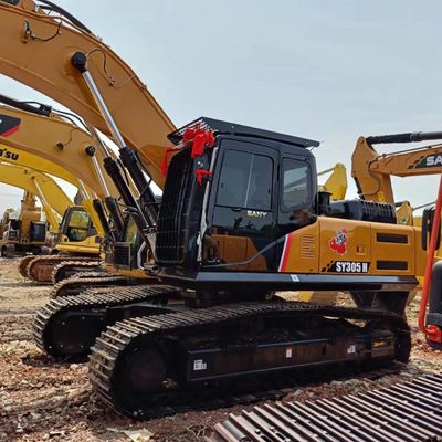 Obtenga la mejor excavadora SANY SY305H con 210 kW de potencia y bomba hidráulica original