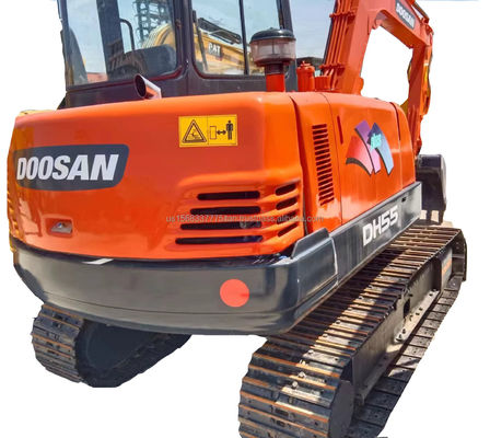 Excavadora de segunda mano DOOSAN DH55 6TON Buena eficiencia Máquina de construcción hidráulica