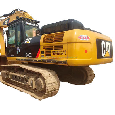 225 kw CAT 336D Excavadora usada 36TON en excelente estado para proyectos de construcción