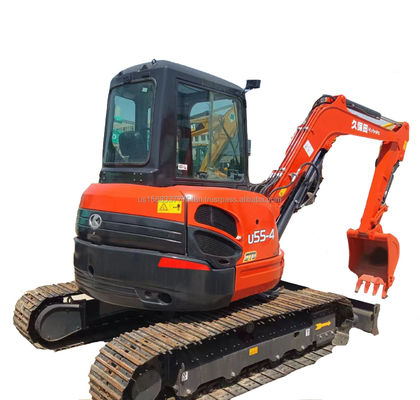 5.5ton KUBOTA KXU55 Mini Excavadora utilizada en 2016 con características y componentes principales