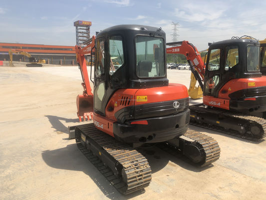 Excavadora original japonesa KUBOTA KXU55 Mini 5.5 toneladas Usada con motor original y PLC