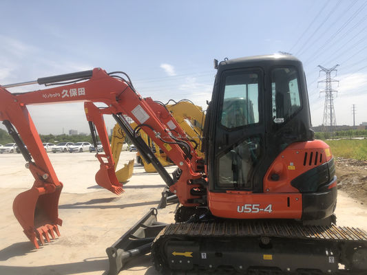 Excavadora original japonesa KUBOTA KXU55 Mini 5.5 toneladas Usada con motor original y PLC