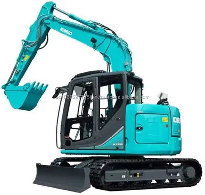 Kobelco SK75-8 Excavadora de rastreo de segunda mano con buen estado y capacidad de cubo de 0,4M3