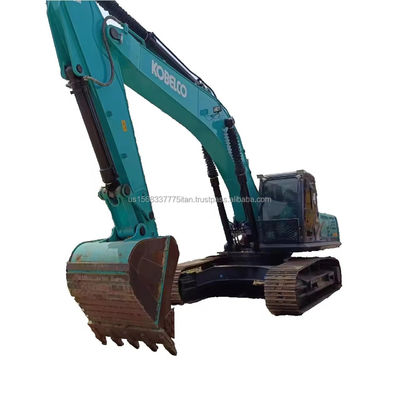 Venda gran excavadora de segunda mano Kobelco SK350 197kw 2016 año con buen rendimiento