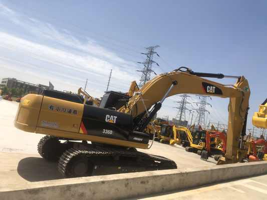 CAT 336D2 Excavadora usada con cilindro hidráulico original y capacidad de cubo de 1,8 M3