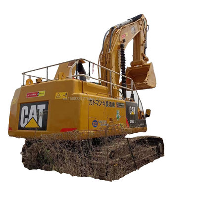 49TON Construcción usada Caterpillar 349 CAT349 Excavadora con cilindro hidráulico original
