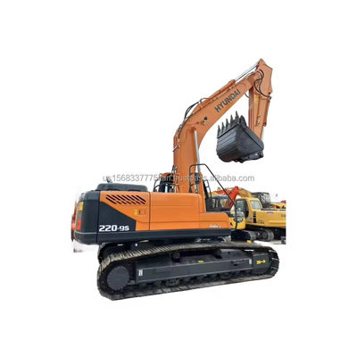 Excavadora Hyundai 220 modelo de 22 toneladas usada de Corea Motor Hyundai Año 2016