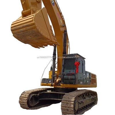 49TON Construcción usada Caterpillar 349 CAT349 Excavadora con válvula hidráulica original