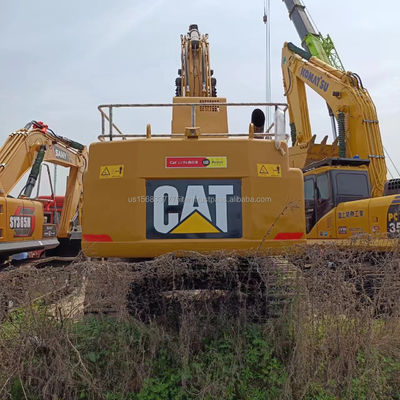 49TON Construcción usada Caterpillar 349 CAT349 Excavadora con válvula hidráulica original