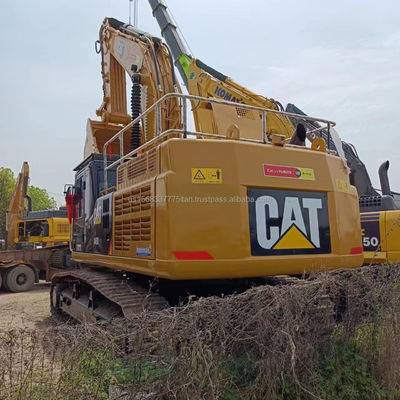 49TON Construcción usada Caterpillar 349 CAT349 Excavadora con válvula hidráulica original