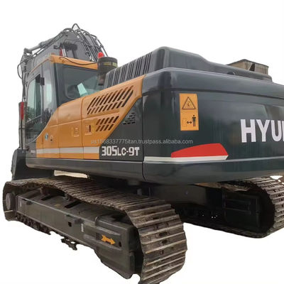 305LC-9T 30ton Hyundai Gran máquina Excavadora usada con 198 kw Motor de Corea