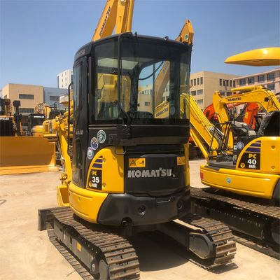 11.2 kw Komatsu PC35 Mini Excavadora Usada Excavadora de recorrido Excavadora de 3,5 toneladas Excavadora Harga Excavadora