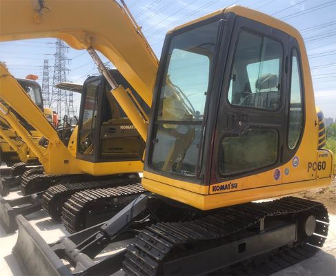 Comatsu PC60 Mini excavadora de 6 toneladas con cilindro hidráulico original
