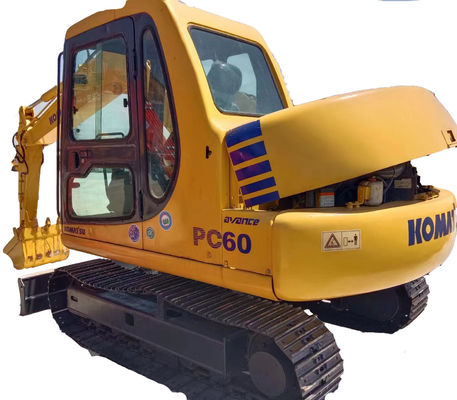 Comatsu PC60 mini excavadora hidráulica de 6 toneladas en buenas condiciones de Japón