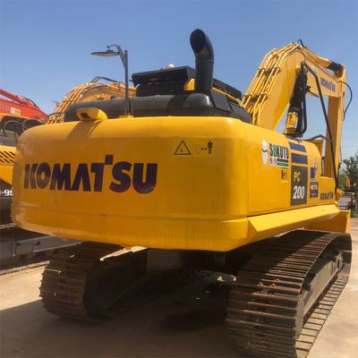 Excavadora Komatsu PC200 usada con 0-2000 horas de trabajo y peso de la máquina de 20000 KG